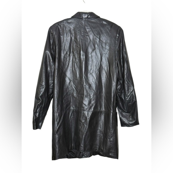 Leathers by Toby Authentic Classic Black Leather Jacket L Made in the USA - Picture 4 of 6